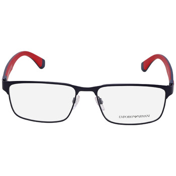 Demo Rectangular Men's Eyeglasses EA1105 3092 56 Demo Rectangular Men's Eyeglasses EA1105 3092 56
