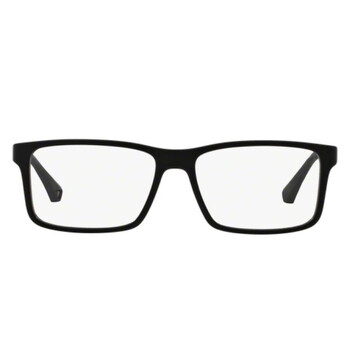 Demo Rectangular Men's Eyeglasses EA3038 5063 56