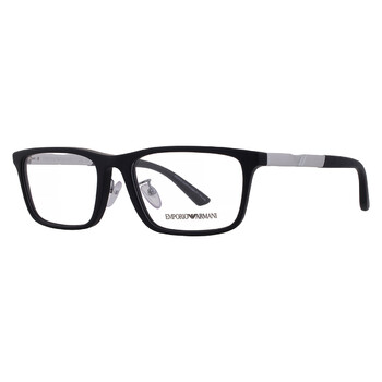 Demo Rectangular Men's Eyeglasses EA3251D 5001 55