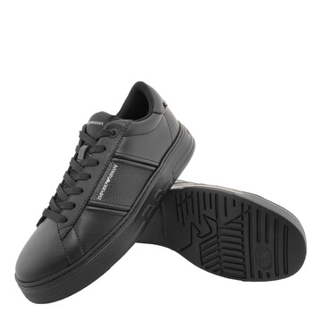 Leather Sneakers With Logo Detail