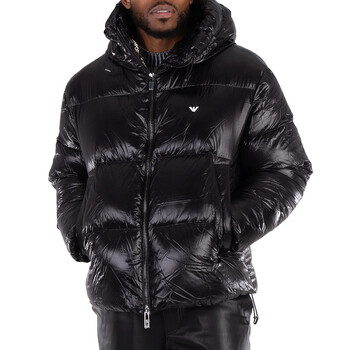 Emporio Armani Logo Hooded Puffer Jacket, Brand Size 54 ( US Emporio Armani Logo Hooded Puffer Jacket, Brand Size 54 ( US