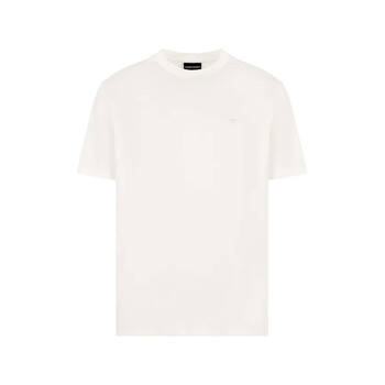 Fendi Crew Neck Cotton T-Shirt, Size Medium FY1257-APM4