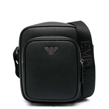 Emporio Armani Logo-Plaque Leather Crossbody Bag Y4M387Y138E81072
