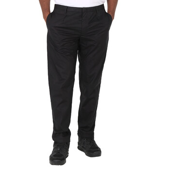 Emporio Armani Men's Black Ultra-Light Poplin Chinos, Brand Size