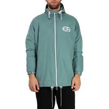 Men's Logo Print Hooded Blouson Jacket
