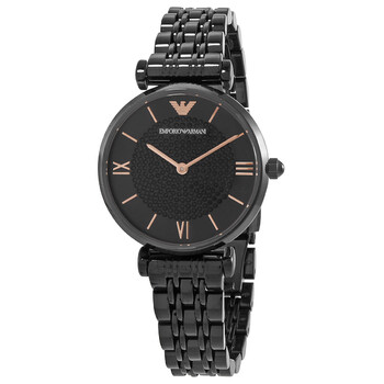 Ar11265 Emporio Armani Quartz Black Dial Ladies Watch AR11245 723763282666 ...