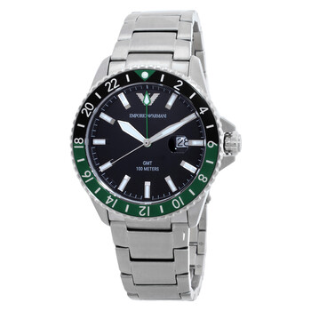Emporio Armani Mario Automatic Green Dial Men's Watch AR60053