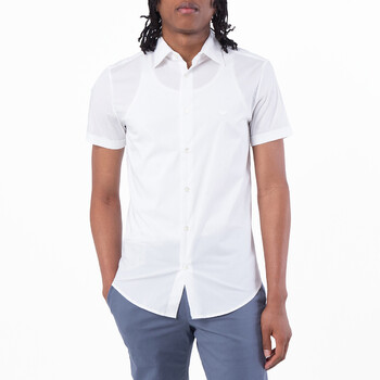 Short-Sleeved, Stretch Nylon-Blend Shirt