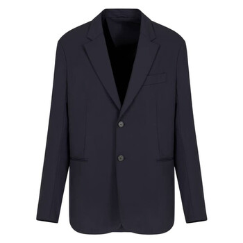 Emporio Armani Nylon Blazer With Detachable Inner Panel And Hood