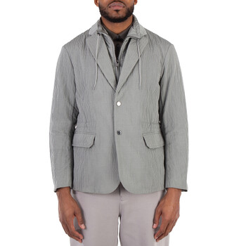 Thom Browne Men's Twill Classic Zig Zag Jacket, Brand Size 2