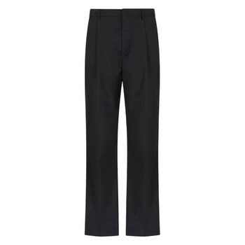 Burberry Straight Leg Wool Trousers, Brand Size 50 (Waist Size