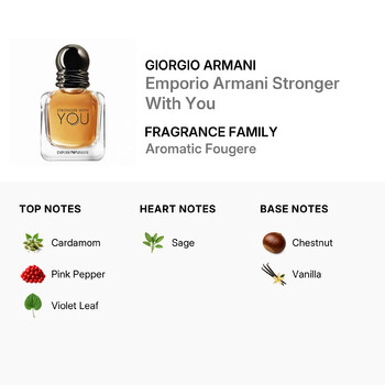 Emporio Stronger With You / Giorgio Armani EDT Spray 3.4 oz (100 ml) (m)