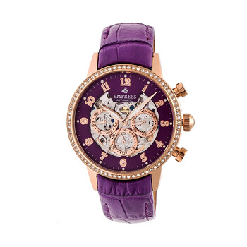 Beatrice Automatic Crystal Purple Dial Ladies Watch EMPEM2006 Beatrice Automatic Crystal Purple Dial Ladies Watch EMPEM2006