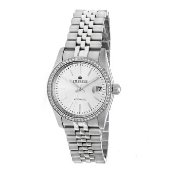 Constance Automatic Crystal Silver Dial Ladies Watch EMPEM1501