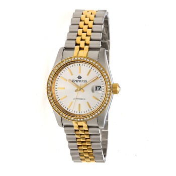 Constance Automatic Crystal Silver Dial Ladies Watch EMPEM1505