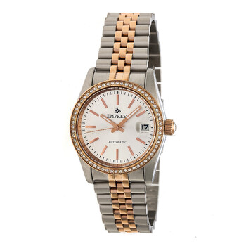 Constance Automatic Crystal Silver Dial Ladies Watch EMPEM1507