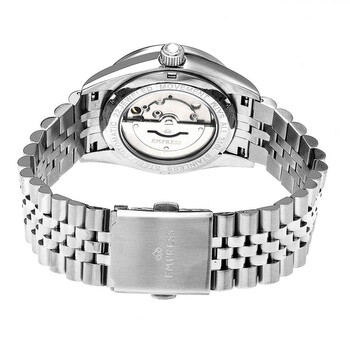 NWT Empress Constance Automatic Pewter Sunray Dial Ladies Watch Amazon.com: Empress Constance Pewter Brushed-Finish Sunray  main image 4