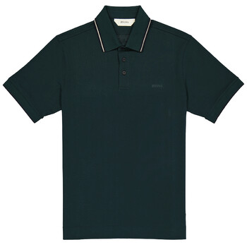 Tシャツ・カットソー ERMENEGILDO ZEGNA Men Polo Shirts RUF360A9 F765302 Green Zegna Ermenegildo Zegna Men's Dark Green Stretch Cotton