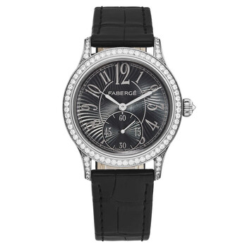 Agathon Automatic Black Dial Ladies Watch FAB-200