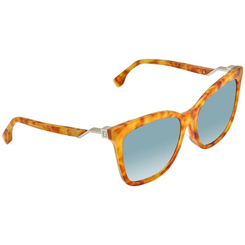 Fendi Blue Gradient Square Ladies Sunglasses FF 0244/F/S 086  display picture 1