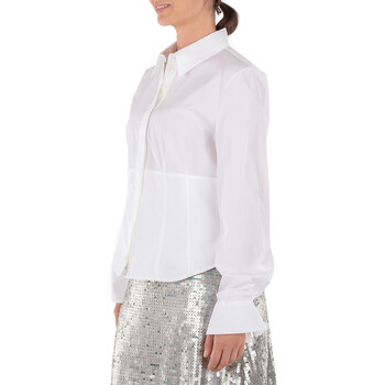 Corset Design Cotton Poplin Shirt, Brand Size 46 ( US Size 10 )