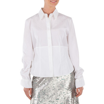 Corset Design Cotton Poplin Shirt, Brand Size 46 ( US Size 10 )