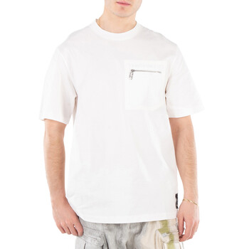 Fendi Staff Only Crew Neck Cotton T-Shirt, Size Large FY0936