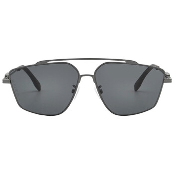 Dark Grey Navigator Men's Sunglasses FE40079U 12A 58 Dark Grey Navigator Men's Sunglasses FE40079U 12A 58