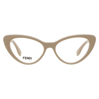 Fendi Demo Square Ladies Eyeglasses FE50057I 057 52 