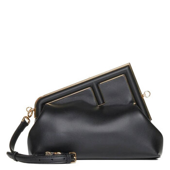 Balmain Black Leather Blaze Clutch Bag BN1AE795LSLX0PA