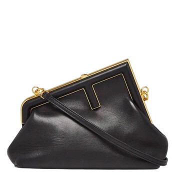 Fendi Open Box - Fendi First Midi Nappa Leather Clutch 8BP137-ABVE