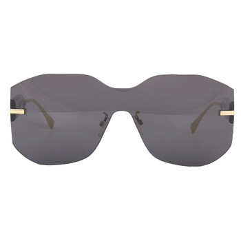 Fendi Grey Mask Unisex Sunglasses FE40066U 30A 00