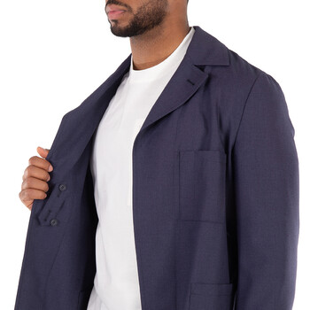 Long Sleeve Wool Blazer