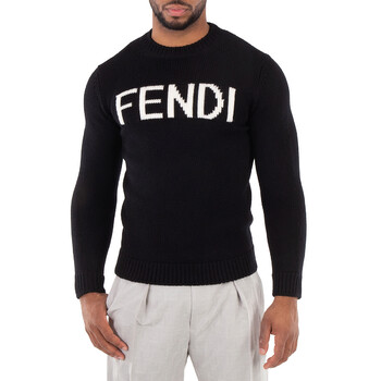 FENDI 22 years logo knit Sweater tops FZX030 AIB7 black 52