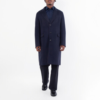 Men's Double Wool FF Logo Coat, Brand Size 50 ( US Size 40 ) FF0770-APOL-F1M2R