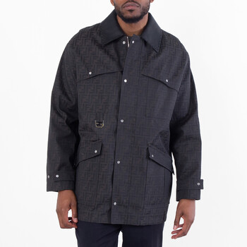 Emporio Armani All-Over Logo Nylon Blouson, Brand Size 50 ( US