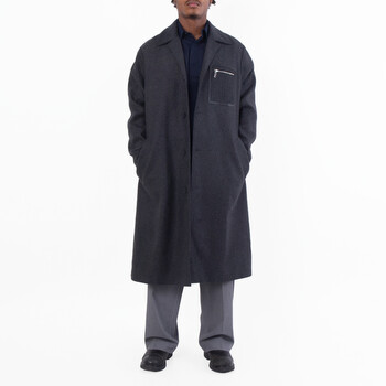 Burberry Short Reversible Bradford Car Coat, Brand Size 54 ( US