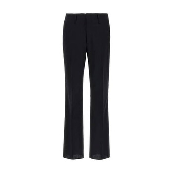 Men's Straight Leg Wool Trousers, Brand Size 50  (Waist Size 34")