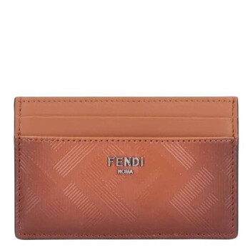 FENDI カードケース FFキャンバス 7M0164 AFF2 F1Q1C Fendi Diagonal FF Leather Card Case 7M0164-AFCB-F0FDY