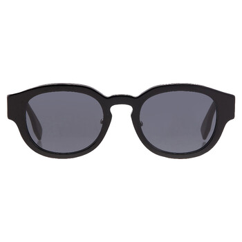 Fendi Eyeline Red Round Ladies Sunglasses FF 0285/S C9A/0L 63