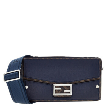Fendi Soft Trunk Baguette Leather Crossbody Bag 7VA565-AQWH-F1O8P