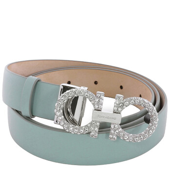 Ferragamo Gancini Reversible Leather Belt, Size 100 cm