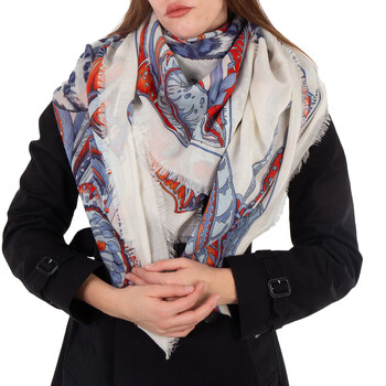 Ferragamo Animalier Togo Print Cashmere Shawl 320830 771270