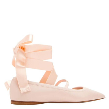 Ankle Ribbon Ballet Flats