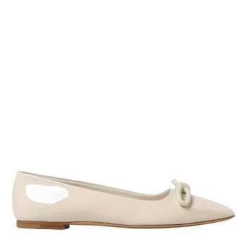エレガント ★ FERRAGAMO Zea white leather ballerinas Ferragamo | Zea white leather ballerinas | Savannahs