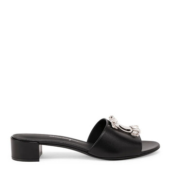 Black Henri Sandals, Size 5 C 01A839 741146