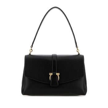 Black Leather Shoulder Bag 21A471 791203