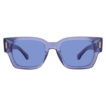 Salvatore Ferragamo NEW Square Azure Ferragamo Salvatore Ferragamo Azure Square Ladies Sunglasses  main image 4