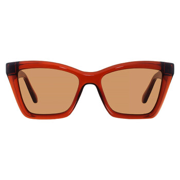 Ferragamo Brown Gradient Cat Eye Ladies Sunglasses SF1102S 