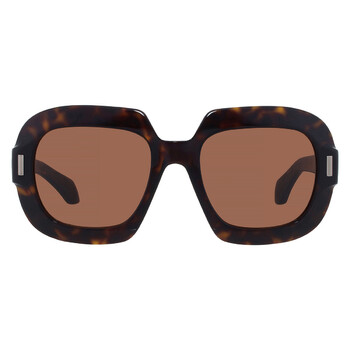 Gucci Brown Square Ladies Sunglasses GG1402S 002 55  display picture 1